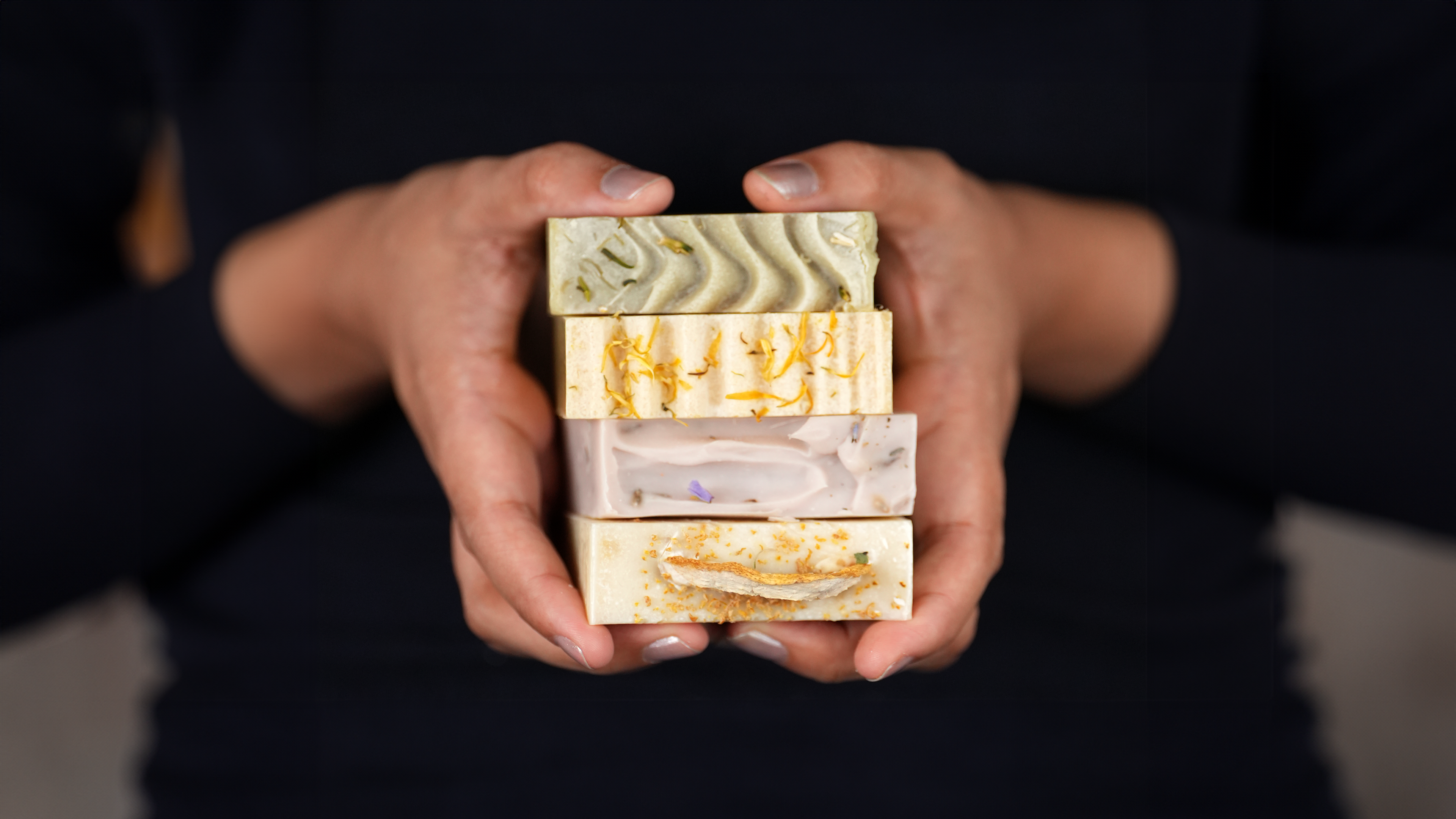 Cucumber mint soap bar, Mango butter soap bar, lavender soap bar, lemon soap bar